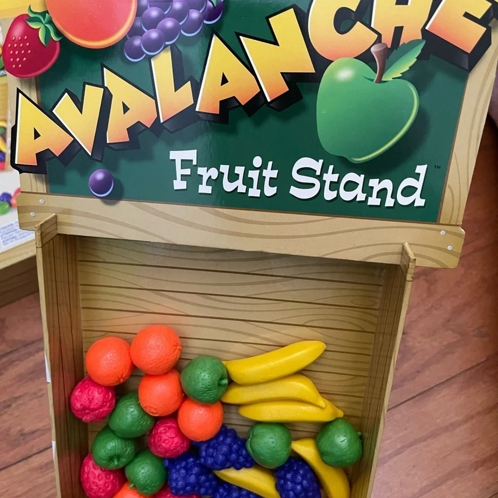 Avalanche Fruit Stand Game Learning Resources Ages 3+ Colors Dexterity  - Read